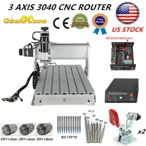 3 AXIS 3040 CNC ROUTER ACRYLIC ENGRAVING 500W DIY MILLING CUTTING MACHINE KIT  - Picture 1 of 12