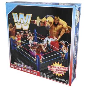 WWE WRESTLING RING Mattel 2025 WWF Hasbro Retro ohne Figur NEU+OVP no figures - Picture 1 of 2