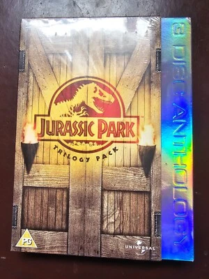 Jurassic Park: Trilogy Pack (3 DVD, BOXSET, 2006) 1st Pressing NEW Sealed MINT! - Image 1 of 2