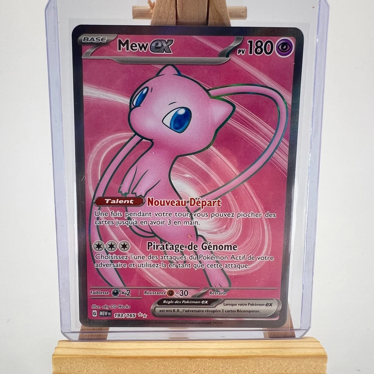 Mew ex full art a carte gioco singole collezionabili pokémon