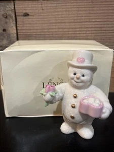 Lenox 2000 My Snowy Valentine Schneemann - 12 Monate Schneemänner - Februar - Bild 1 von 6