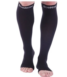 Calcetines de compresión Doc Miller punta abierta, talla XXXL - Imagen 1 de 4