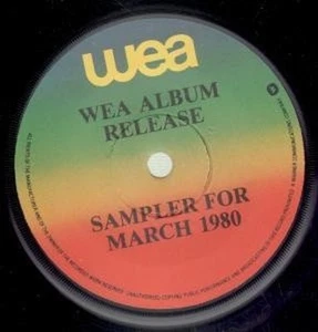 Various Artists Wea Album Release Sampler For March 1980 7" vinyl UK Wea 1980 - Imagen 1 de 1