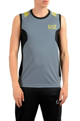 Camiseta sin mangas gris para hombre Emporio Armani EA7 "Air Duct" talla M XL 2XL Foto 1 de 4