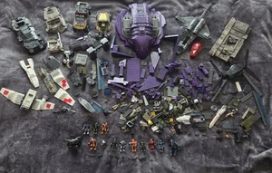 HALO MEGA BLOKS COVENANT PHANTOM, FALCON, ARMOUR OUTPOST VECHILES FIGURES BUNDLE - Imagen 1 de 8