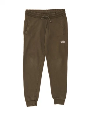 THE NORTH FACE Womens Tracksuit Trousers Joggers UK 16 Large  Khaki Cotton AG05 - Image 1 of 3