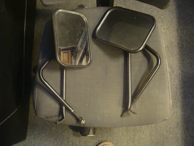 универсальные зеркала для буксировки грузовика/фургона/жилого автофургона и заднего вида черные (как есть) читайте - Изображение 1 из 4