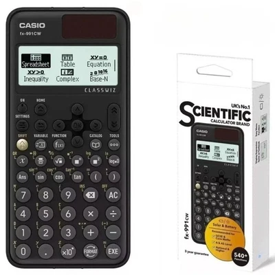 Casio✅FX-991CW Fortgeschrittener wissenschaftlicher Taschenrechner A/AS Level Mathematik 540+ Funktionen