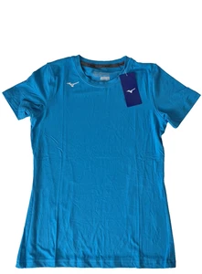 Mizuno Shirt Youth Large Blue Performance Short Sleeve New - Picture 1 of 8