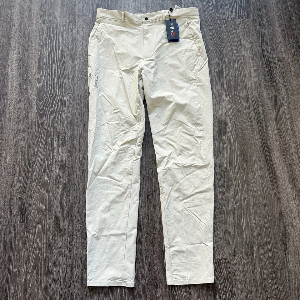 NWT $138 RLX Ralph Lauren Pants Mens Sand Golf Stretch Lightweight 32x34 - image 1 of 4