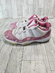 Air Jordan 11 Retro Low Pink Snakeskin Size 7.5 Women Shoes  - Picture 1 of 10