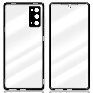High Quality Magnetic Tempered Glass Case Cover for Samsung Galaxy Note 20 5G US - Picture 1 of 4