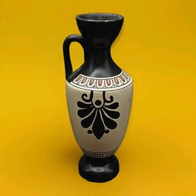Greek Vase by D. Vassilopoulos Miniature Urn, Inspired by 470 B.C Athens Museum - Image 1 of 3