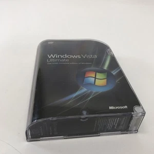 Microsoft Windows Vista Ultimate Full 32 & 64 Bit Genuine Retail Version 2-Discs - Picture 1 of 3