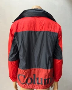 Columbia Men’s Point Park Red Hooded Jacket Parka Jasper Coat M - Picture 1 of 6