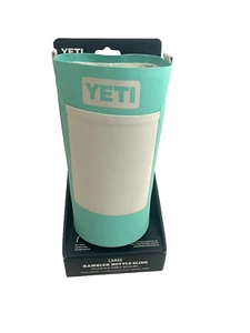 YETI Rambler grande bottiglia imbracatura 26 o 36 oz blu falda acquifera nuova con etichette colore raro - Foto 1 di 6