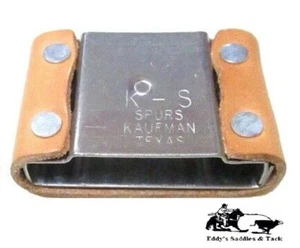 Blevins Type Buckle Replacement Sleeve 2 inch Vertical Leather Covered by K-S - Picture 1 of 2