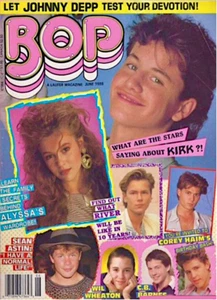 MAGNETE FRIGO BOP MAGAZINE 2" x 3" vintage anni 80 arte non vera rivista - Foto 1 di 3