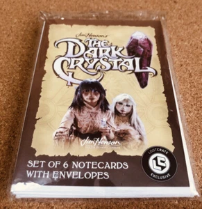 The Dark Crystal Jim Henson Loot Crate Set of 6 Notecards & Envelopes New - Picture 1 of 8
