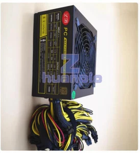 One New LB1850A 1850W Power Supply 16 6+2 Ports Support 110V 8 Graphics Card - Picture 1 of 5
