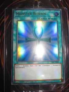 YU-GI-OH! UR NUMBERED MONSTER REBORN LART-FR001 PROMO FOIL SEALED FRENCH LIMITED - Picture 1 of 2