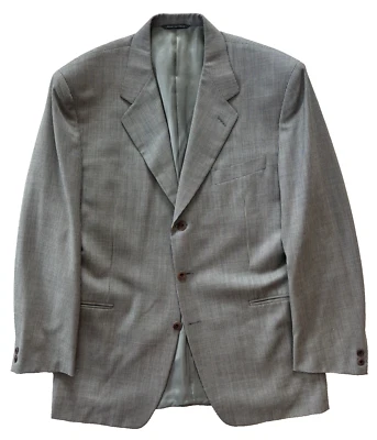 black white houndstooth Canali Proposta blazer jacket sport suit coat 52 42R - Image 1 of 4