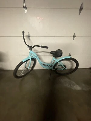 Kent Womens 26" Seachange Classic Beach Cruiser Bike Blue - 12623 - Image 1 of 4