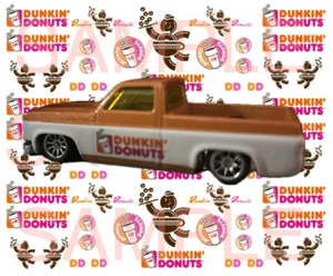 Donuts 1:64 WATER-SLIDE DECALS FOR HOT WHEELS, MATCHBOX, SLOT CAR: - Picture 1 of 3