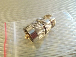 (1) N gniazdo na PL259 UHF wtyczka złącze antena koncentryczny adapter RF - Zdjęcie 1 z 1