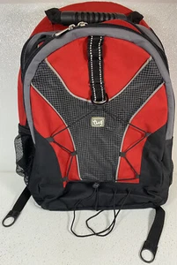 Tug Three Compartment Backpack Camping, Hiking, Laptop Red & Black Clean - Picture 1 of 10