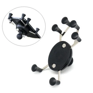 X-Grip Support Moto Vélo Guidon Universel Téléphone Portable Rail Mount Noir - Photo 1 sur 13