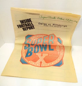 Super Bowl X Corpus Christi Caller Dallas Cowboys Pittsburgh Steelers Zeitung - Bild 1 von 5