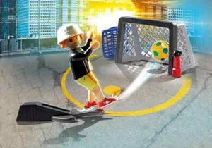 Playmobil Plus 1029 Spieler Fußball und Mini Tor Figur Spielzeug Spiele Bauen - Bild 1 von 24