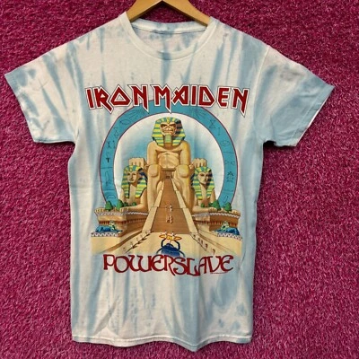 铁娘子 Powerslave 专辑艺术重金属乐队领带染料 S — 第 1/4 张图片