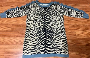 Stella Mccartney girls sweater dress size 4 Tiger Print knit - Picture 1 of 3