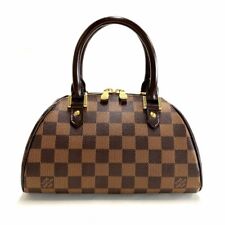 Auth LOUIS VUITTON Ribera Mini N41436 Ebene Damier CA0073 Women's Handbag