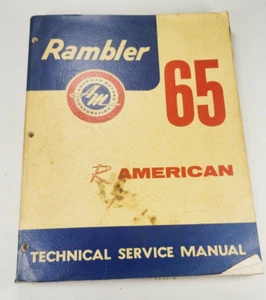 1965 AMC Rambler American Shop Manual 65 Repair Service Book vintage original - Picture 1 of 6