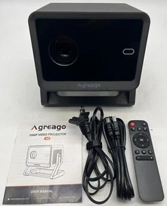 Agreago 1080P Projector with WiFi Bluetooth and Adjustable Stand - Picture 1 of 6