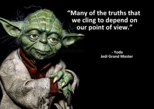 STAR WARS MASTER YODA QUOTE MANY OF THE TRUTHS THAT WE CLING TO PHOTO 8X10 - Picture 1 of 1