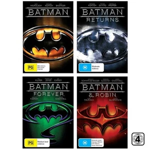 Batman 90s Anthology DVD Collection (4x Disc) Region 4 (Returns, Forever, Robin) - Picture 1 of 13