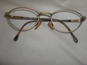 Vintage Fendi Ladys Eyeglass Frame SL 7023 COL.140 Gold Braid Never Used RARE - Picture 1 of 12