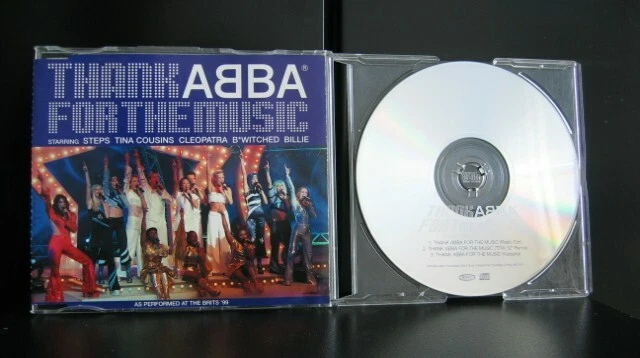 Steps Tina Cousins - Thank Abba For The Music 3 Track CD Single - Image 1 of 1