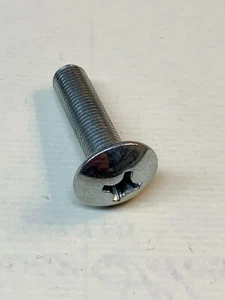 3/8-24 X 1-1/4" Truss Wide Head Machine Screw Bolt Steel Fine Phillips (100 pcs) - Picture 1 of 3
