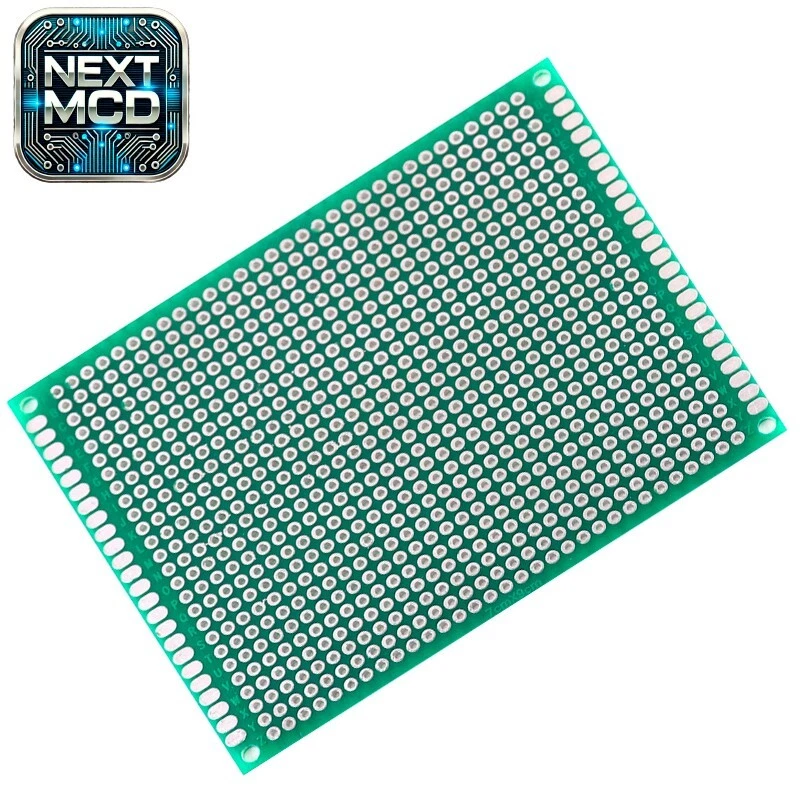 Lochrasterplatine 100x100 Mm – Streifenplatine Einseitig, Raster 2,54 Mm, Perfekt Für Elektronik-Projekte