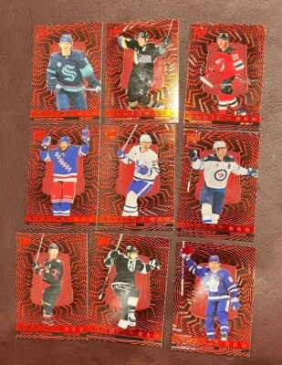 2023-24 Upper Deck Extended - SEEING RED Insert Set Builder #1-100! You Pick! - Image 1 of 4
