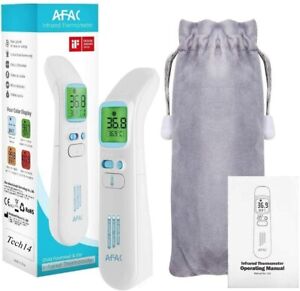 AFAC Forehead & Ear Digital Infrared Thermometer Non Contact For Adult Kids Baby