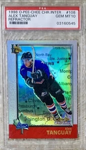 Refractor internacional OPC cromado Alex Tanguay RC 1998 PSA 10 POP 1 - Imagen 1 de 2