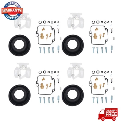 4x Kit Reparación Reconstrucción Émbolo Flotador Diafragma Para Suzuki GSXR1100 1989 - 1992 Foto 1 de 4