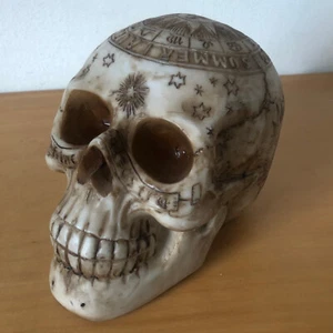 Astrologischer Schädel mit Tierkreis symbolische Detailfigur - Bild 1 von 6
