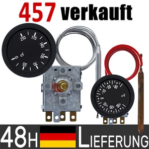 Einbauthermostat mit Fernfühler Kapillar Thermostat HEIZEN KÜHLEN 230V 16A SPDT - Bild 1 von 27